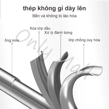Giá Phơi Quần Áo Inox Không Đục Lỗ - Điều Chỉnh Độ, Giàn Cây Tiện Lợi, 77.000₫ 8 Giá Phơi Quần Áo Inox Không Đục Lỗ - Điều Chỉnh Độ, Giàn Cây Tiện Lợi, 77.000₫ 8