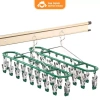 Giá phơi tất 18 kẹp thép không gỉ - móc treo sấy nhỏ giọt, giảm còn 65.000₫