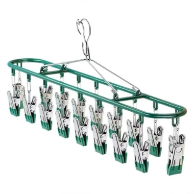 Giá phơi tất 18 kẹp thép không gỉ - móc treo sấy nhỏ giọt, giảm còn 65.000₫ 2 Giá phơi tất 18 kẹp thép không gỉ - móc treo sấy nhỏ giọt, giảm còn 65.000₫ 2