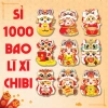 Giá sỉ 1.000 Bao Lì Xì Chibi 2.026 phản quang - 100 mẫu hoạt hình, chỉ 145.000đ