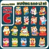 Giá sỉ 1.000 Bao Lì Xì Chibi 2.026 phản quang - 100 mẫu hoạt hình, chỉ 145.000đ 10