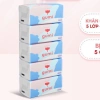 Giá Sỉ 5 Xách Full VAT - Bịch 5 gói Giấy Ăn Cao Cấp Gumi 5 Lớp Siêu Dai Dày Mềm Mịn, Chỉ 59.000₫ 9