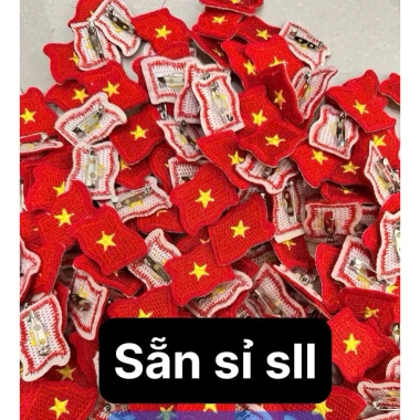 Giá Sỉ 50 Ghim Cài Lá Cờ Việt Nam - Ghim Cờ Đỏ Sao Vàng, Giá 144k