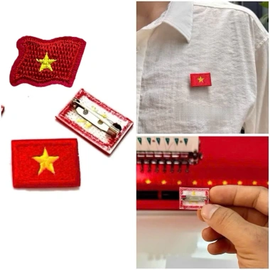Giá Sỉ 50 Ghim Cài Lá Cờ Việt Nam - Ghim Cờ Đỏ Sao Vàng, Giá 144k 8 Giá Sỉ 50 Ghim Cài Lá Cờ Việt Nam - Ghim Cờ Đỏ Sao Vàng, Giá 144k 8