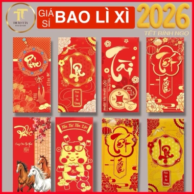 Giá Sỉ Lì Xì Tết 2.026 100 Bao Mẫu Mới Chất Đẹp Đóng Túi Sẵn Chỉ 10.000 VND 2 Giá Sỉ Lì Xì Tết 2.026 100 Bao Mẫu Mới Chất Đẹp Đóng Túi Sẵn Chỉ 10.000 VND 2