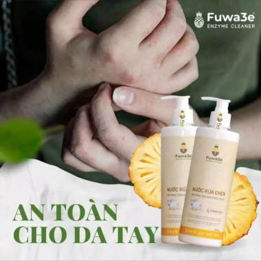 GIÁ SỈ Nước rửa chén Fuwa3e hương dừa 500ml - An toàn sinh học, lên men từ dừa & bồ hòn, 75.000 VND 3 GIÁ SỈ Nước rửa chén Fuwa3e hương dừa 500ml - An toàn sinh học, lên men từ dừa & bồ hòn, 75.000 VND 3