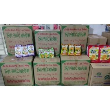Giá Sỉ Pía Lớn Môn Sầu Riêng 350g - 4 bánh, Gói Riêng, Chỉ 32.000đ (Giá gốc 40.320đ)