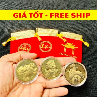 Giá Sỉ Tết 2.026 Xu Lá Vàng Ngựa Thần Tài May Mắn và Túi Gấm Phúc Lộc 5.298₫