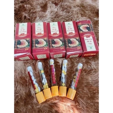 Giá sỉ tốt HCM - Viên xổ mỡ vành ruột 4 trắng 6 vàng, linh chi đỏ, tem chống hàng giả, chỉ 37.900₫ 9
