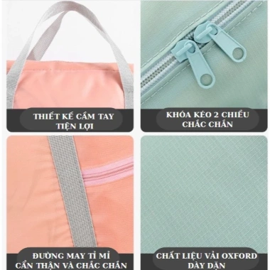 Giá Sỉ Túi xách du lịch gấp gọn siêu nhẹ chống nước, treo trên thanh kéo vali 88.465 - 33.999 VND 4 Giá Sỉ Túi xách du lịch gấp gọn siêu nhẹ chống nước, treo trên thanh kéo vali 88.465 - 33.999 VND 4