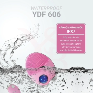 Giá sốc Máy rửa mặt YDF 606 Sóng âm - Sạch sâu, đẩy tinh chất, sạc không dây, chỉ 99.000đ, giá gốc 379k 9