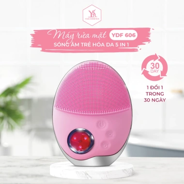 Giá sốc Máy rửa mặt YDF 606 Sóng âm - Sạch sâu, đẩy tinh chất, sạc không dây, chỉ 99.000đ, giá gốc 379k 10