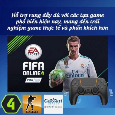Giá sốc Tay cầm P4 Plus cho FIFA Online 4 – Không dây, có dây, tương thích PC Laptop, 299.000₫ 6