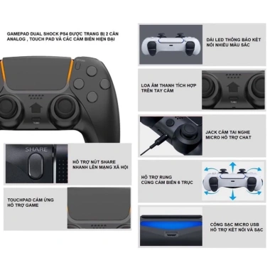 Giá sốc Tay cầm P4 Plus cho FIFA Online 4 – Không dây, có dây, tương thích PC Laptop, 299.000₫ 9