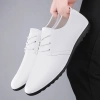 Giá thấp nhất Giày lười nam size 38-47 da mềm chống trượt công sở đen cổ điển Doug Boat 2
