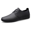 Giá thấp nhất Giày lười nam size 38-47 da mềm chống trượt công sở đen cổ điển Doug Boat 10