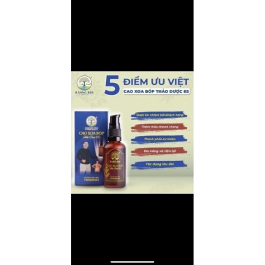 Giá Tốt 4 Chai Cao Xoa Bóp Thảo Dược 8 Sang và Giảm Đau Nhức Xương Khớp 50ml