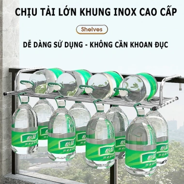 Giá Treo Ban Công Kéo Rút Thông Minh MKS032 – Kệ Gấp Gọn Đỡ Cây & Phơi Đồ