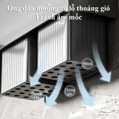 Giá treo bếp HABO - Giá để dao kéo, ống đựng đũa thìa, thanh treo khăn, móc xẻng vá, chỉ 112.000 VNĐ