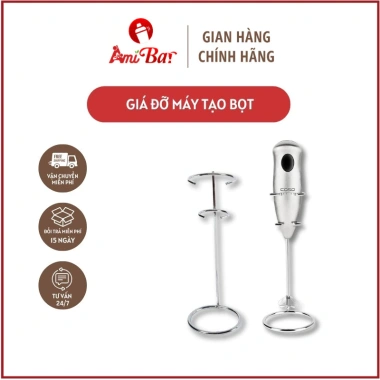 Giá treo đa năng inox cao cấp - Đỡ máy tạo bọt tiện dụng, chỉ 35.000₫