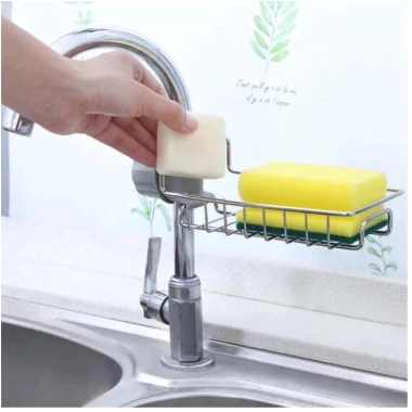 Giá treo dán tường inox 304 đồ rửa chén bát, khay hứng nước tiện dụng - 24.500₫