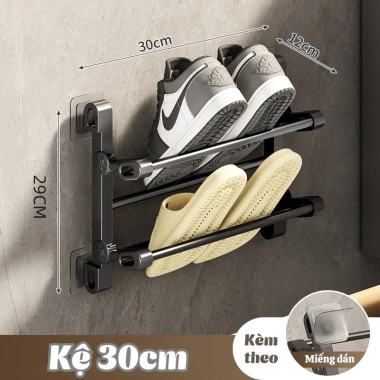 Giá Treo Dép Gắn Tường Đa Năng, Kệ Treo Khăn Thép Không Gỉ Gấp Lại Dễ Dàng 70k 10 Giá Treo Dép Gắn Tường Đa Năng, Kệ Treo Khăn Thép Không Gỉ Gấp Lại Dễ Dàng 70k 10