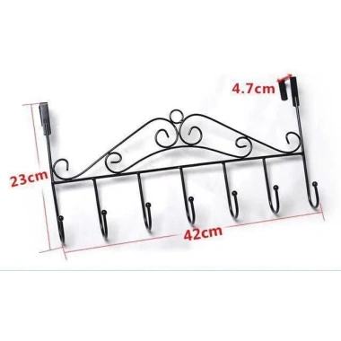 Giá Treo Đồ Đa Năng Gắn Sau Tủ Cánh Cửa Móc Tiện Ích Cho Nhà Tắm & Bếp, Giá 9.900