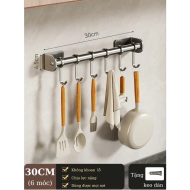 Giá treo đồ đa năng inox không gỉ dán tường không khoan CJ-044 – Chỉ 105.000₫ 6 Giá treo đồ đa năng inox không gỉ dán tường không khoan CJ-044 – Chỉ 105.000₫ 6