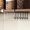 Giá Treo Đồ Dưới Tủ Bếp Không Cần Khoan TN16 - Móc Đa Năng, Cố Định, Gọn Gàng, Chỉ 21.000₫ 2
