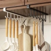 Giá Treo Đồ Dưới Tủ Bếp Không Cần Khoan TN16 - Móc Đa Năng, Cố Định, Gọn Gàng, Chỉ 21.000₫ 3