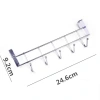 Giá treo đồ inox đa năng gắn sau tủ, móc treo nhà tắm, bếp, dán tường – chỉ 15.809₫ 5