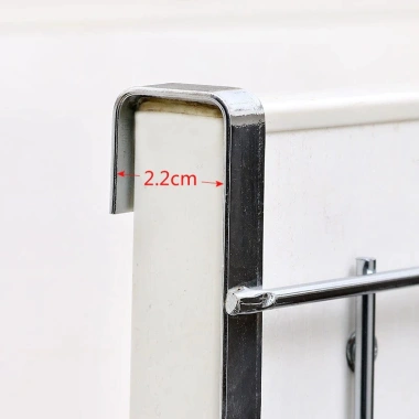 Giá treo đồ inox đa năng gắn sau tủ, móc treo nhà tắm, bếp, dán tường – chỉ 15.809₫