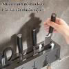 Giá treo đồ nhà bếp thép carbon chắc chắn, tiện lợi, kèm ống đựng đũa - giá 112.000₫ 5