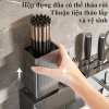 Giá treo đồ nhà bếp thép carbon chắc chắn, tiện lợi, kèm ống đựng đũa - giá 112.000₫ 6