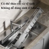 Giá treo đồ nhà bếp thép carbon chắc chắn, tiện lợi, kèm ống đựng đũa - giá 112.000₫ 8