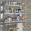 Giá treo đồ nhà tắm LUXE Inox 304 1-3 tầng - Gắn tường, siêu bền, chỉ 135.000 VND 2