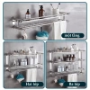Giá treo đồ nhà tắm LUXE Inox 304 1-3 tầng - Gắn tường, siêu bền, chỉ 135.000 VND 4