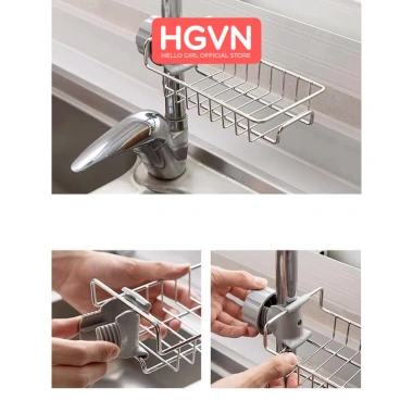 Giá treo đồ rửa bát inox cao cấp - Bồn sang trọng, giảm 20% chỉ 42.000 VND 2