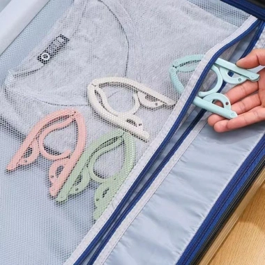 Giá Treo Gấp Du Lịch Đa Chức Năng Phơi Quần Áo Đồ Lót Ký Túc Xá và Công Tác