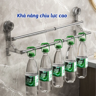 Giá Treo Khăn 2 Tầng Điều Chỉnh Độ Dài - Kệ Đồ, Thanh Treo, Phơi Đồ, Hút Chân Không - Giá chỉ 118k 6 Giá Treo Khăn 2 Tầng Điều Chỉnh Độ Dài - Kệ Đồ, Thanh Treo, Phơi Đồ, Hút Chân Không - Giá chỉ 118k 6