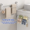 Giá Treo Khăn 2 Tầng Điều Chỉnh Độ Dài - Kệ Đồ, Thanh Treo, Phơi Đồ, Hút Chân Không - Giá chỉ 118k 8