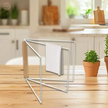 Giá treo khăn 3 cánh tay gập lại, giá đỡ khăn ăn hạng nặng độc lập cho bàn bếp - chỉ 174.900₫