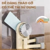 Giá treo khăn 3 thanh gắn tường xoay 180° hút chân không - Đa năng phòng tắm, bếp, giảm còn 43.000₫ 5