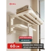Giá treo khăn BINSU trắng ngà nhôm hàng không - Dán tường, khoan tường, giá chỉ 285k 8
