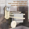 Giá Treo Khăn Gắn Tường Xoay 180 độ Hút Chân Không Đa Năng Phòng Tắm & Bếp 5