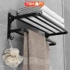 Giá Treo Khăn Gấp Gọn Nhôm Cao Cấp, Kệ Đựng Đồ Gắn Tường Nhà Tắm CB27 - 179.000 VND