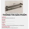 Giá Treo Khăn Gấp Gọn Nhôm Cao Cấp, Kệ Đựng Đồ Gắn Tường Nhà Tắm CB27 - 179.000 VND 2