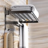Giá Treo Khăn Gấp Gọn Nhôm Cao Cấp, Kệ Đựng Đồ Gắn Tường Nhà Tắm CB27 - 179.000 VND 3