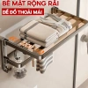 Giá treo khăn nhà tắm Enomax dán tường, thanh treo quần áo, thép chống gỉ, 350.000₫ 4