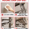Giá treo khăn nhà tắm Enomax dán tường, thanh treo quần áo, thép chống gỉ, 350.000₫ 9